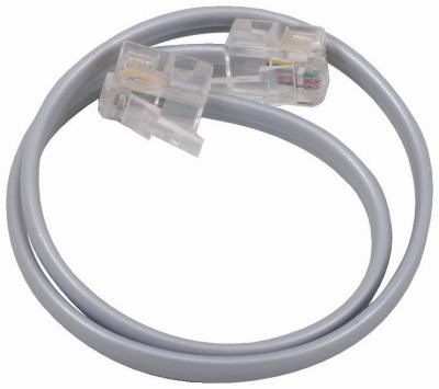 Picture of Audiovox TP130R 12 in. Silver Modular Line Cord