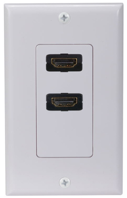 Picture of Audiovox DH201R HDMI Dual Wall Plate