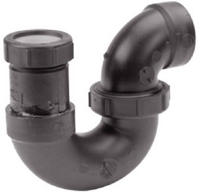 Mueller Industries 02220H Los Angeles Pattern P-Trap With Union Less Clean Out - .5 - .75 in