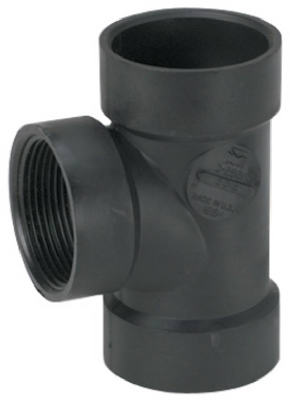 Mueller Industries 03414H ABS & DWV Test Tee Without Cleanout Plug - 2 in