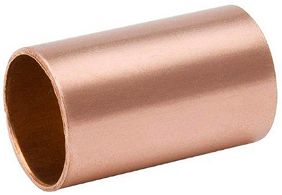 Mueller Industries W610144 .38 in. Wrot Copper Coupling With Stop