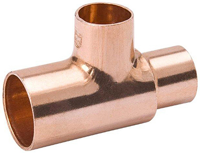 Mueller Industries W 64056 1 x .75 x .75 in. Copper Tee