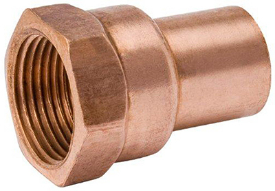 Mueller Industries W 61531 .5 in. Female Pipe Thread Street Adapter