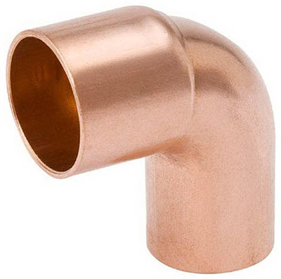 Mueller Industries W 62009 .25 in. Copper 90 Degree Elbow