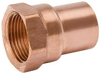 Mueller Industries W 61263 1 in. Female Pipe Thread Copper Adapter -  B&K, 109587