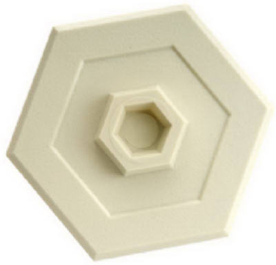 6000 5 in. White Walpatch Door Guard