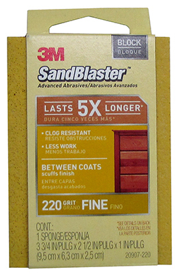 Picture of 3M 20907-220 Sandblaster Sanding Sponge&#44; 220 Grit