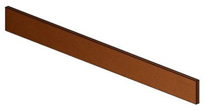 Bojobo TK8CAC 8 ft. Cherry Toe Kick Plate