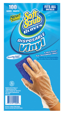 Picture of Big Time Products 11200-16 100 Count Disposable Vinyl Gloves