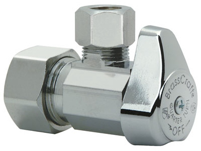 G2CR39X CD .63 x .5 in. Chrome Angle Valve