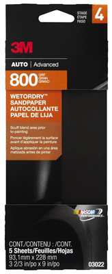 Picture of 3M 03022 Imperial Wetordry Automotive Sandpaper&#44; Pack 5