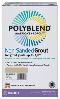Picture of Building Products PBG6010 10 lbs. Non-Sanded Polyblend Grout&#44; Charcoal