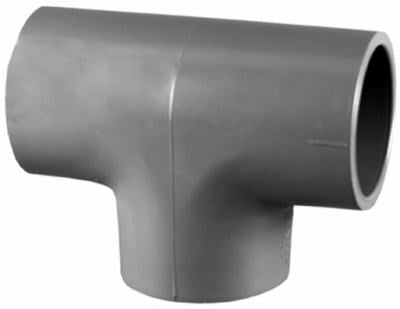 PVC 08400 2000HA 2 in. PVC Schedule 80 Slip x Slip x Slip Tee