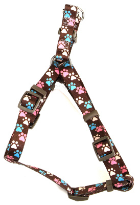 Picture of Coastal Pet 66345 A SPW18 .38 in. Special Paws&#44; Pink Dot Pattern&#44; Fashion Harness