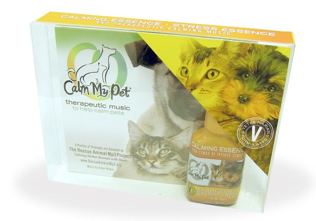 Picture of Calm My Pet CMP888 Calm My Stress Kit&#44; Unscented Organic Calm My Stress Essence and Soothing Music