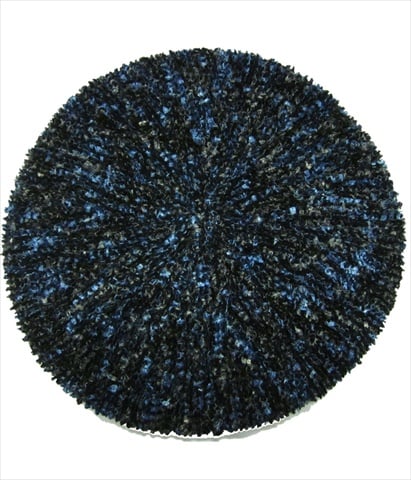 50929 Two Color Woven Snood With Lining, Blue And Black