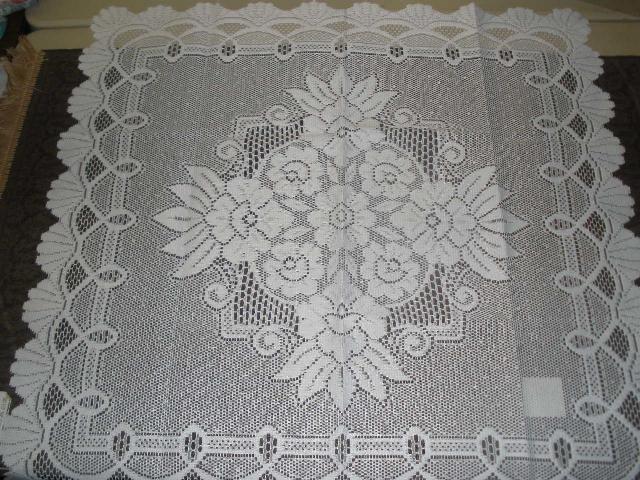 Picture of Tapestry Trading 558I3535 36 x 36 in. European Lace Table Topper- Ivory