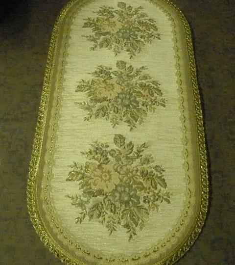 Picture of Tapestry Trading A1454B 14 x 54 in. Begium Table Runner Anika- Blue