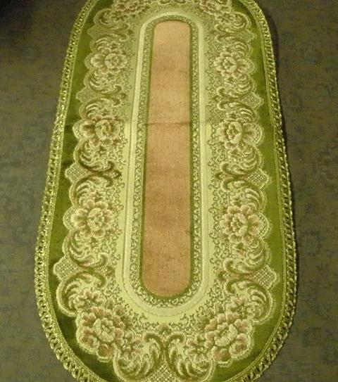 Picture of Tapestry Trading V1472G 14 x 72 in. Begium Table Runner Verona- Green