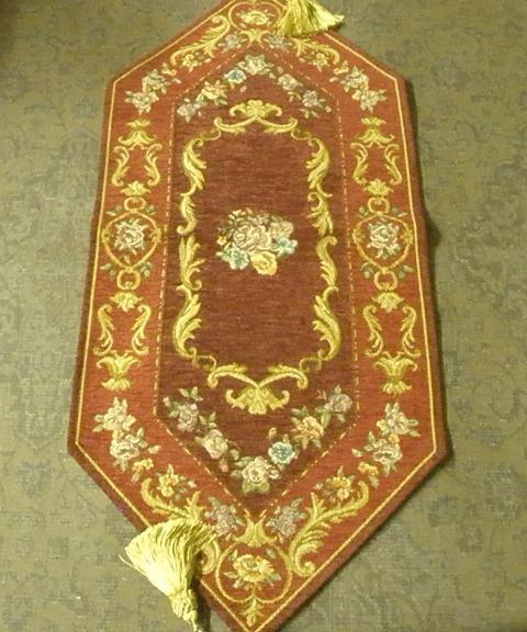 Picture of Tapestry Trading TO1330R 13 x 30 in. Begium Table Runner Torino- Red