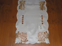 Picture of Tapestry Trading LY07885-1472 14 x 72 in. Embroidered Harvest Copper Leaves Cutwork Table Runner