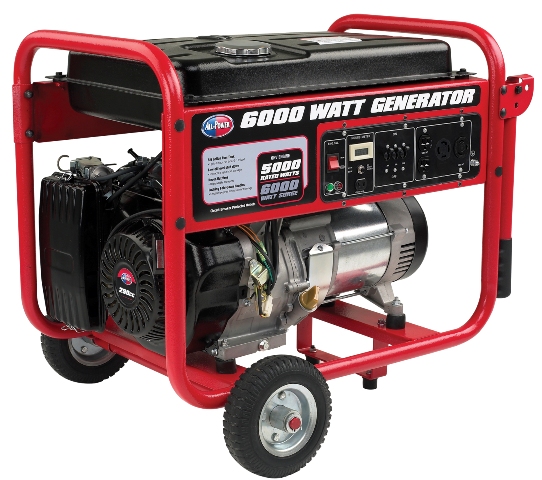 Picture of All Power America APGG6000 6&#44;000-Watt Gasoline Powered Portable Generator with Mobility Cart