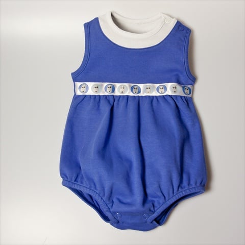 Balloon Bodysuit - Dark Blue- 3 -6 months