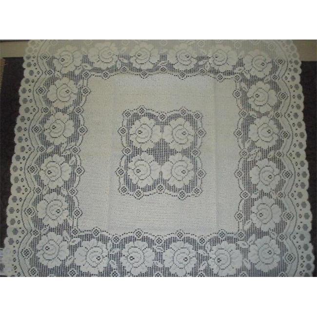 Tapestry Trading 652I2448 24 x 48 in. European Lace Table Topper- Ivory