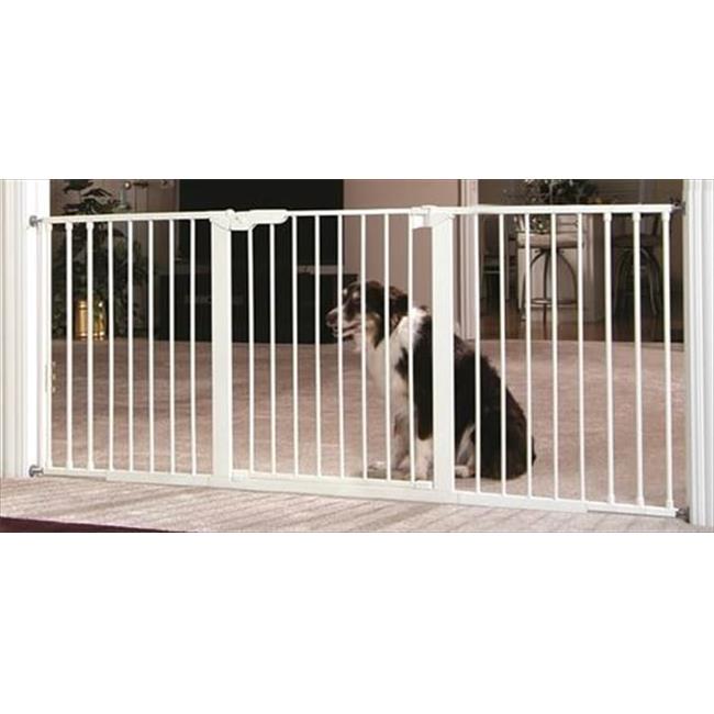 Command Pet PG6324 24 in. Custom Fit Gate Extension- White