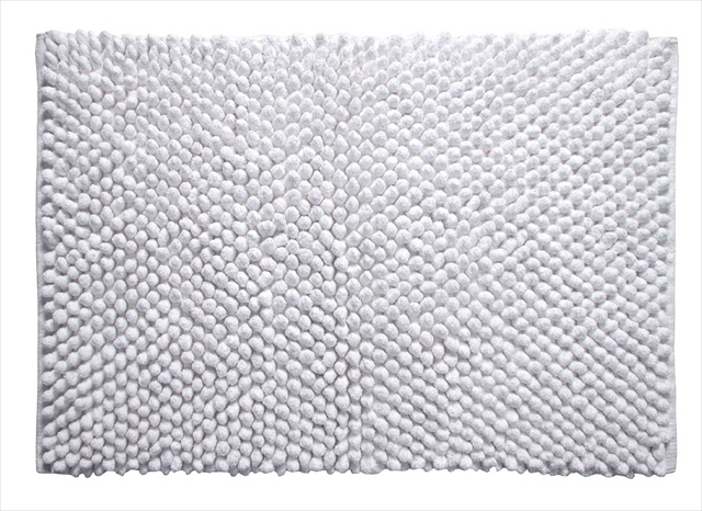 Picture of Better Trends BACR2436WH Chenille Rocks Bathrug&#44; White - 24 x 36 in.