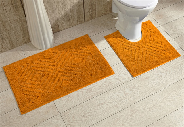 Picture of Better Trends 2PC2030OR Trier Bathrug&#44; Orange - 20 x 30 in. 2 Pieces