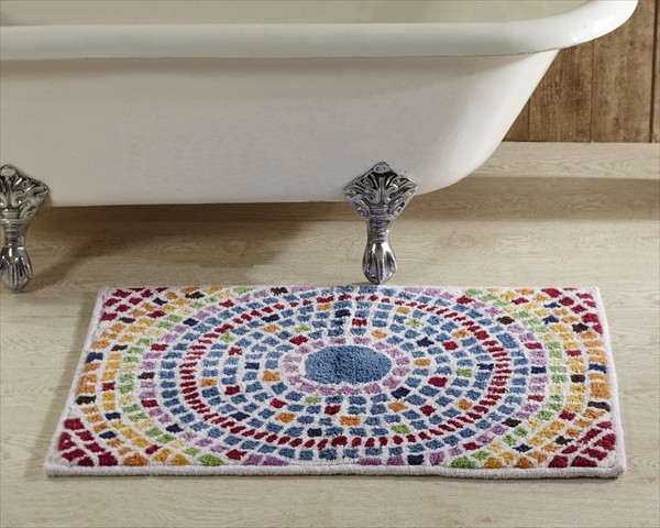 Picture of Better Trends BAPIMO3048MU Picasso Mosaic Bathrug&#44; Multi - 30 x 48 in.