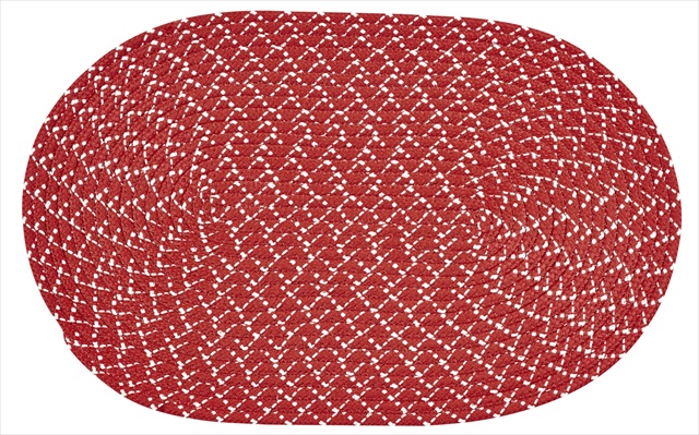 Picture of Better Trends BRSSR25R Sun Splash Braided Rug- Red - 2 in.