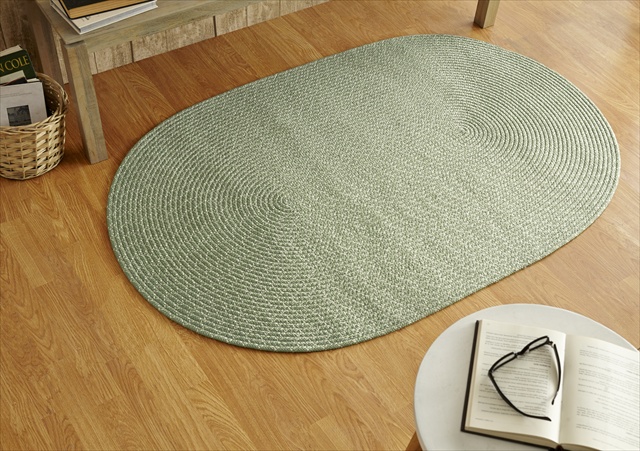 Picture of Better Trends BRSSR2030CH Sun Splash Braided Rug- Chartruese - 20 in.