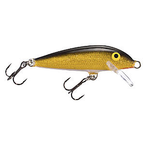 F09G Original Floating Minnow Lure - Gold - 3.5 in.