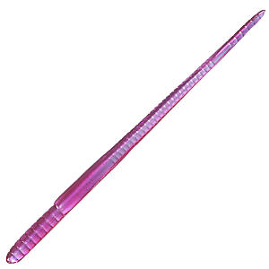 Roboworm Straight Worm - 7″ - 8 pack - Morning Dawn/Red Flake