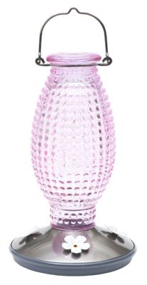 Picture of Woodstream 8131-2 Perky-Pet Cranberry Hobnail Vintage Humming Bird Feeder