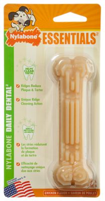 Picture of Nylabone NCF803W Nylabone Daily Dental Durable Chew Dog Bone