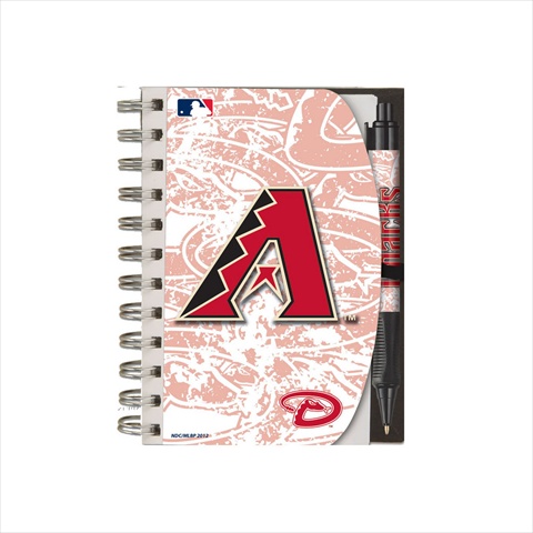 National Design Deluxe Hardcover 4 x 6 in. Notebook & Pen Set - Grip - Arizona Diamondbacks