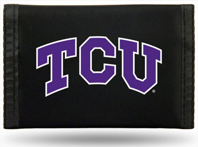 Picture of Rico NCAA TCU Horned Frogs Tri-Fold Nylon Wallet
