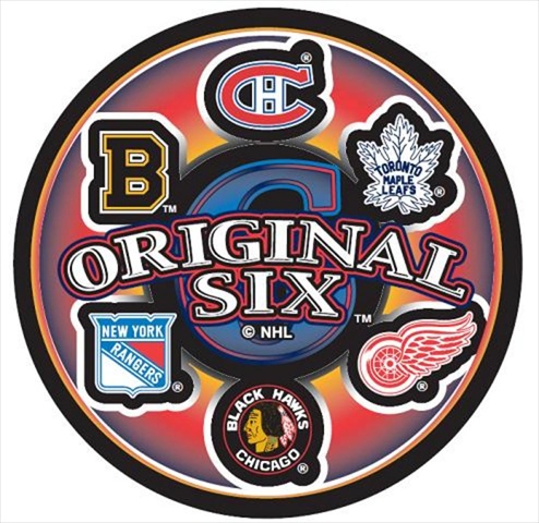 NHL Original Six Puck Souvenir