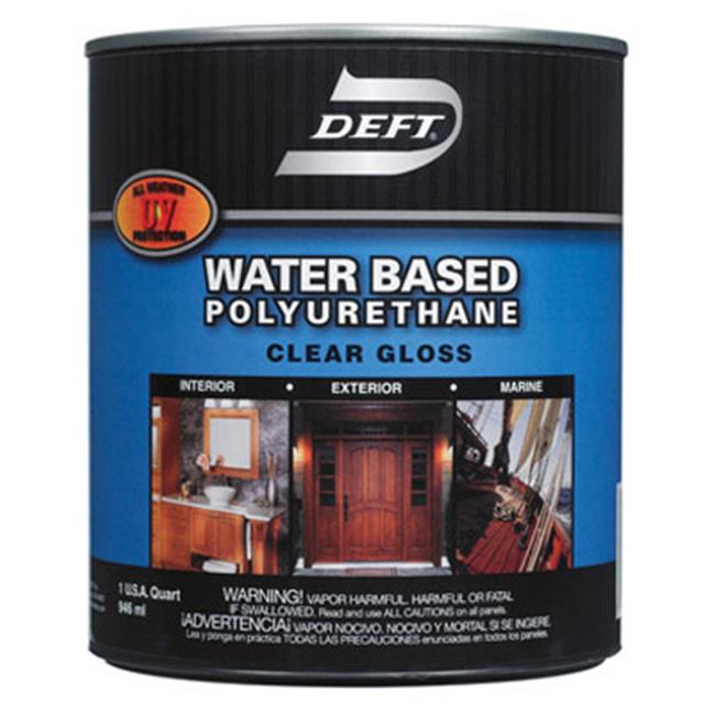 Deft DFT257-04 1 Quart wasserbasiertes glänzendes Polyurethan - Bild 1 von 1
