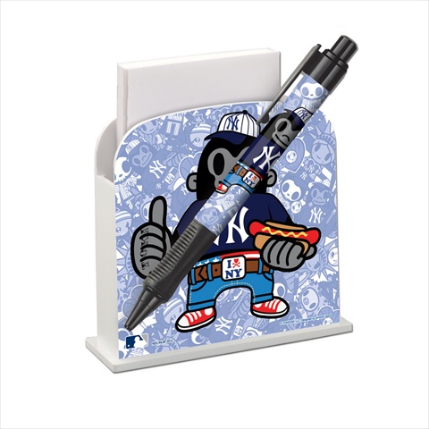 National Design MLB New York Yankees Stationery Desk Caddy With Pen