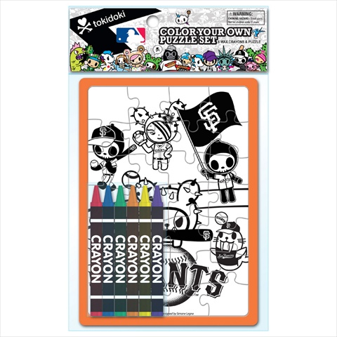 National Design MLB San Francisco Giants Color Your Own Puzzle