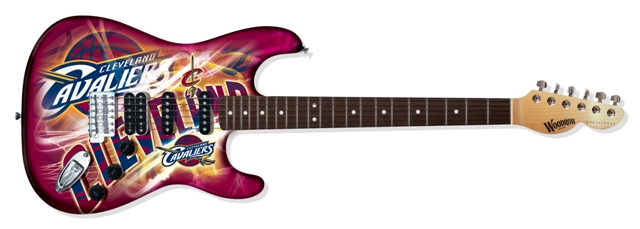 NENBA06 NBA Cleveland Cavaliers Northender Guitar