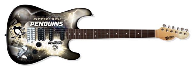 Picture of Woodrow Guitar NENHL23 NHL Pittsburgh Penguins Northender Guitar