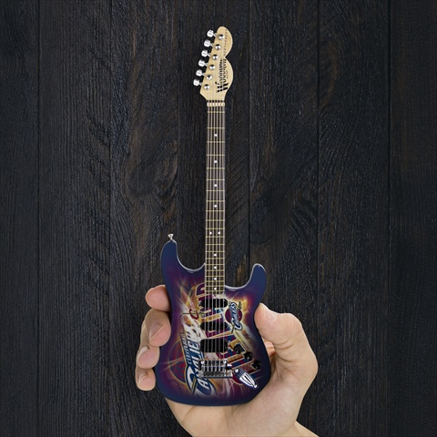 Picture of Woodrow Guitar GMNBA06 NBA Cleveland Cavaliers Miniature Guitar