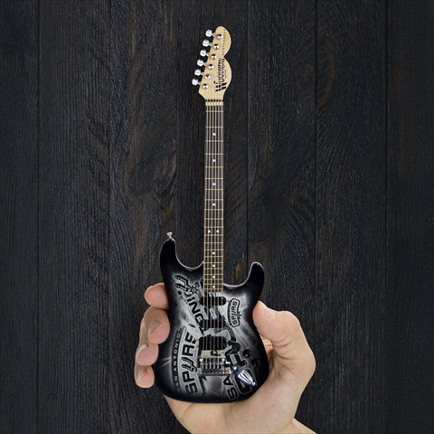Picture of Woodrow Guitar GMNBA27 NBA San Antonio Spurs Miniature Guitar
