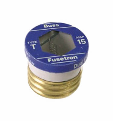 BP-T-15 15 Amps T Plug Fuse - 2 Pack
