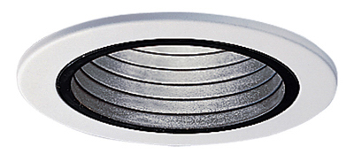 APERT401 Black Baffle Trim Ring - 5 in. OD - Compatible with Halo Housings